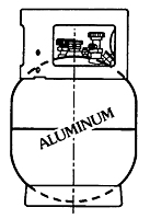 20" Approximate Height Vapor Buffer Cylinder