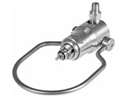 Compresses Gas Association (CGA) 580 RPV Standard Connectors with Bail Handle style #1 used for Inert Gas Applications