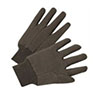 8 oz. Brown Jersey Gloves (Box 12)