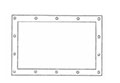 Miller Burner Plate Gasket 10-1/4" x 16" (20/pk)