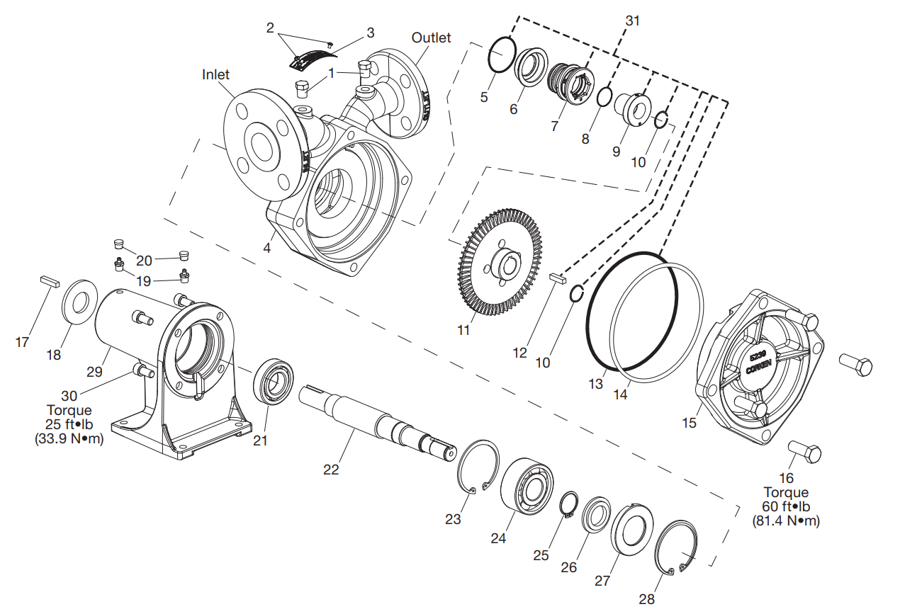 Parts for FF Series Pumps On Ray Murray, Inc.