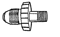 Male POL Adapter with Soft Nose (O-Ring) Seal and Hand Wheel Adapters