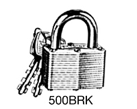 Pad and Barrel Lock Keys