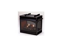 Vail Vent Free Multi Sided Fireplace Premium 36 with Logs Set
