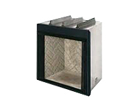 36" Vent Free Firebox with Herringbone Panels and Tall Opening