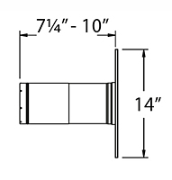 Masonry Thimble with Slip Connector - 2