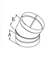 DuraBlack 45º Elbow - 2