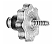 1/4" POL By Hose Barb Connector