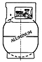 20" Approximate Height Vapor Buffer Cylinder