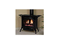 Direct Vent Cast Iron Stove with Optional Shelf Kit