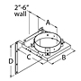 Adjustable Tee Support Bracket - 2