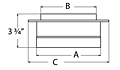 Chimney Adapter with Trim - 2