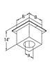 DVA-CS Cathedral Ceiling Support Box - 2