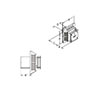 Square Horizontal Termination Cap - 2