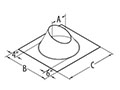 DVA-F6 Adjustable Roof Flashing - 2