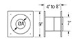 PVP-WT Wall Thimble - 2