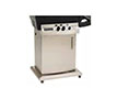 Stainless Steel Storage Cart/Base with Removable Casters, Fits P3, H3, and Q3 Grills Only