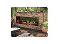 2-Sided Outdoor Linear Fireplaces